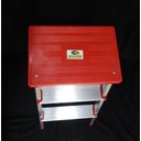Ver imagem 4 de Escada Banqueta Alumínio 3 Degraus 120 Kg - Gibafer