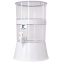 Ver imagem 2 de Filtro de Água 7,5L Bebedouro Compacto com Vela Cerâmica e Boia Dosadora Inmetro - Branco