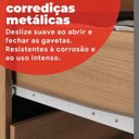 Ver mais imagens de Guarda-Roupa Casal 6 Portas 159,6cm x 201cm Mauá Marrom/Amêndola/Grafito Prime Tx
