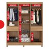 Guarda-roupa Casal 6 Portas 159,6cm X 201cm Mauá - 10