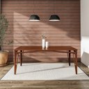 Ver imagem 2 de Mesa para Sala de Jantar 180x90cm pé de Madeira Urban