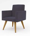 Ver imagem 1 de Poltrona Decorativa Talita Cor Cinza