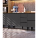 Ver imagem 1 de Balcão de Cozinha para Pia 120 Cm 2 Portas 3 Gavetas Quiditá