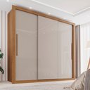 Ver imagem 2 de Guarda Roupa Casal 3 Portas 4 Gavetas Costa Rica 
