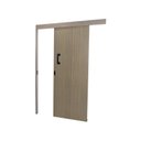 Ver imagem 2 de Porta de Correr Madeira 215x90cm Sobrepor Reversível Melamínico Mgm Abertura Direita
