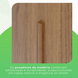 Guarda Roupa Casal 3 Portas com Espelho e 4 Gavetas Costa Rica  - 9