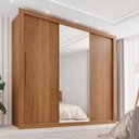 Ver imagem 3 de Guarda Roupa Casal 3 Portas com Espelho e 4 Gavetas Costa Rica 