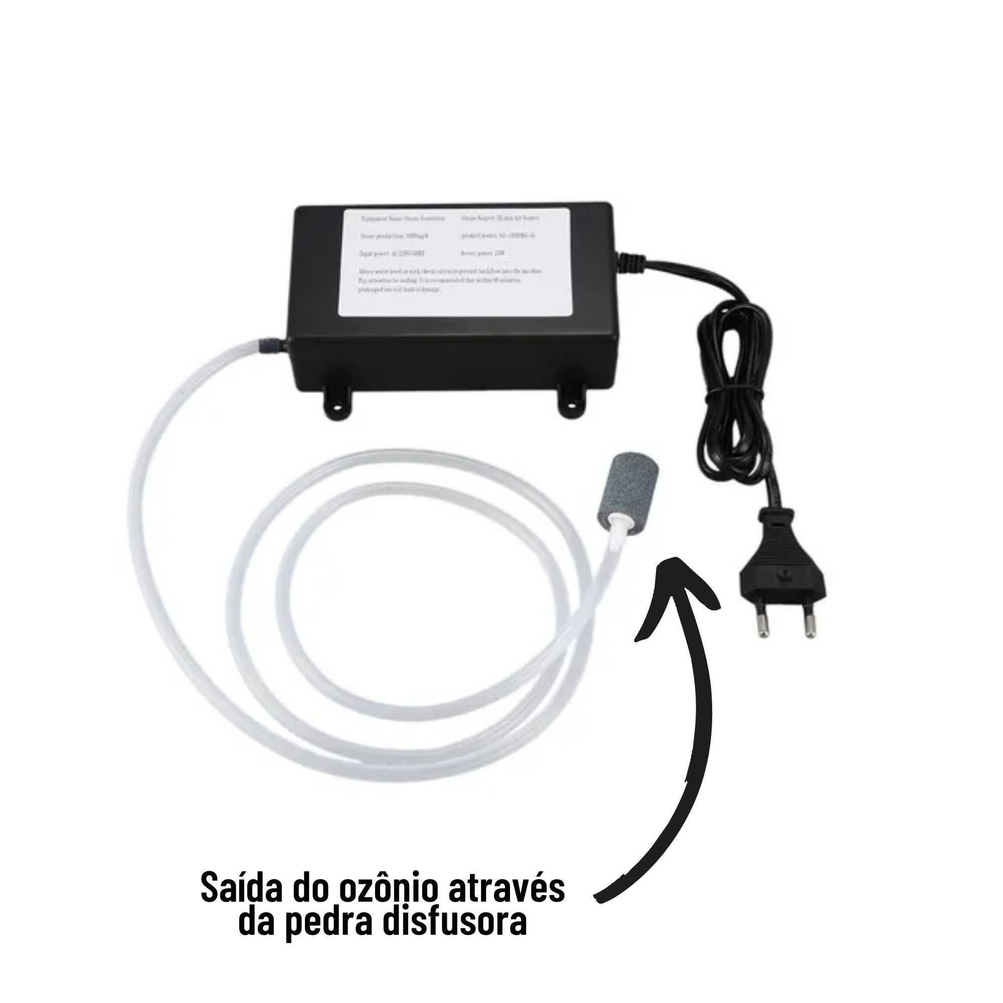 Gerador de Ozônio Higienização de Água e Alimentos1000mg/h - 220V - 2