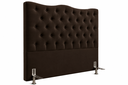 Ver imagem 2 de Cabeceira Espanha Casal Estofada Capitonê 140 cm Suede:Marrom