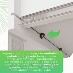 Guarda Roupa Casal 3 Portas Espelhado 4 Gavetas Costa Rica - 8 Guarda Roupa Casal 3 Portas Espelhado 4 Gavetas Costa Rica - 8