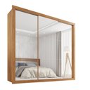 Ver imagem 3 de Guarda Roupa Casal 3 Portas Espelhado 4 Gavetas Costa Rica