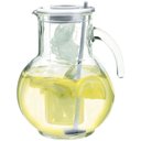 Ver imagem 1 de Bormioli Rocco Kufra Jarra com Acessórios 22x17x17cm 2l Vidro Transp Tampa Branca