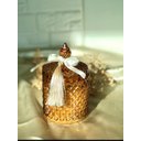 Ver imagem 1 de Vela Potiche Luxo Vitroux Marrom | 180gr Ellegance Aromas 3648 Cereja e Avelã