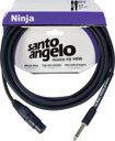 Ver imagem 1 de Cabo de Microfone Ninja Hg 0,20 Mm Conector P10/xlr Femea 15ft 4,57 Metros Preto