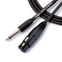 Ver imagem 2 de Cabo de Microfone Ninja Hg 0,20 Mm Conector P10/xlr Femea 15ft 4,57 Metros Preto
