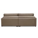 Ver mais imagens de Sofá Cama Retrátil e Reclinável 2,50m com Molas Karen Veludo Cappuccino Adonai Estofados