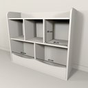 Ver imagem 4 de Estante Organizadora de Brinquedos Aurora 100% Mdf