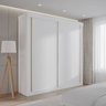Guarda Roupa Casal com Espelho Interno 2 Portas de Correr Boreal CabeCasa MadeiraOriginals - 1