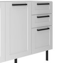 Ver imagem 5 de Balcão Cozinha 120cm para Pia com 2 Portas Zaya Branco T01 - Mpozenato