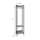 Ver imagem 6 de Estante Closet Arara 187x45cm 3 Prateleiras Active Yescasa