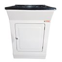 Ver imagem 5 de Tanque Grande De Fibra 40L Para Lavar Roupa Com Gabinete Cor:Tanque Preto
