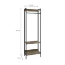 Ver imagem 6 de Estante Closet Arara 187x60cm 3 Prateleiras Active Yescasa