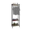 Ver imagem 3 de Estante Closet Arara 187x60cm 3 Prateleiras Active Yescasa