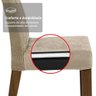 Conjunto Sala de Jantar Tampo de Madeira 6 Cadeiras Rustic/imperial Leon Madesa - 8