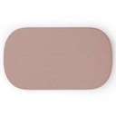 Ver imagem 3 de Puff Decorativo Orgânico para Living Quarto 100cm Doha W01 Linho Rosê - Lyam Decor