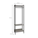 Ver imagem 6 de Estante Closet Arara 187x60cm 3 Prateleiras Active Yescasa
