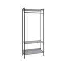 Ver imagem 4 de Estante Closet Arara 187x80cm 3 Prateleiras Active Yescasa Branco/Chess/Preto