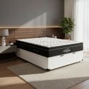Ver imagem 2 de Cama Box Baú com Colchão de Espuma D45 Ortobom Airtech Ortopillow 150 Casal 138 Cm