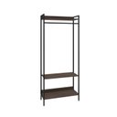 Ver imagem 4 de Estante Closet Arara 187x80cm 3 Prateleiras Active Yescasa Marrom/Nogal/Preto