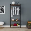 Ver imagem 2 de Estante Closet Arara 187x80cm 3 Prateleiras Active Yescasa