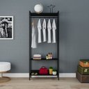 Ver imagem 2 de Estante Closet Arara 187x80cm 3 Prateleiras Active Yescasa