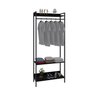 Estante Closet Arara 187x80cm 3 Prateleiras Active Yescasa - 3