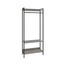 Ver imagem 4 de Estante Closet Arara 187x80cm 3 Prateleiras Active Yescasa Branco/Snow/Preto