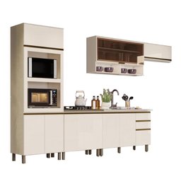 Cozinha Modulada Connect 05 Off White - Henn - 1 Cozinha Modulada Connect 05 Off White - Henn - 1