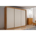 Ver imagem 1 de Guarda Roupa 3 Portas de Correr e 6 Gavetas Paradizzo-palazzo Cumaru-fendi - Novo Horizonte