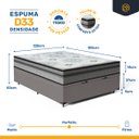 Ver imagem 4 de Cama Box Baú com Colchão Espuma D33 Pillow In Anjos Ortosleep Viúva 128cm