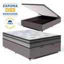 Ver imagem 3 de Cama Box Baú com Colchão Espuma D33 Pillow In Anjos Ortosleep Viúva 128cm