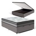 Ver imagem 2 de Cama Box Baú com Colchão Espuma D33 Pillow In Anjos Ortosleep Viúva 128cm