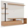 Painel para Tv Home Suspenso Ambiente Maragogi Off White Freijó – Colibri - 5