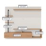 Painel para Tv Home Suspenso Ambiente Maragogi Off White Freijó – Colibri - 4