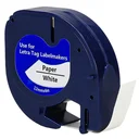 Ver imagem 3 de Fita para Rotulador Eletrônico Compatível com Dymo 91200 12mm X 4m Letra Preta Fundo Branco Térmico