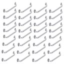 Ver imagem 1 de Alça de Apoio Barra Inox 50cm Kit 24 Unidades Acessibilidade Banheiro Idoso Corredor Segurança Supor