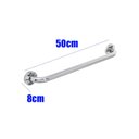 Ver imagem 7 de Alça de Apoio Barra Inox 50cm Kit 24 Unidades Acessibilidade Banheiro Idoso Corredor Segurança Supor