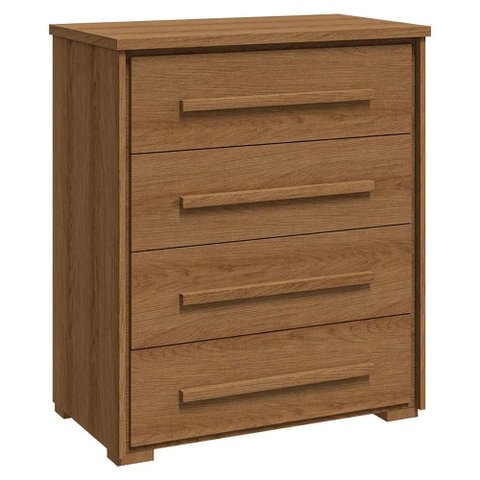 Cômoda 4 Gavetas Angra Rimo Jequitibá/jequitibá