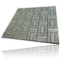 Ver imagem 4 de Pastilha de Vidro Kit 15 Uni Adesiva Parede Sala Cozinha Banheiro Facil Aplicacao Decorativa Moderna