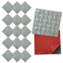 Ver imagem 1 de Pastilha de Vidro Kit 15 Uni Adesiva Parede Sala Cozinha Banheiro Facil Aplicacao Decorativa Moderna